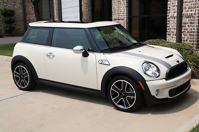 Mini : Cooper S S Pepper White Toffee Lounge Leather Premium 2 Moonroof Auto Heated Seats More!!