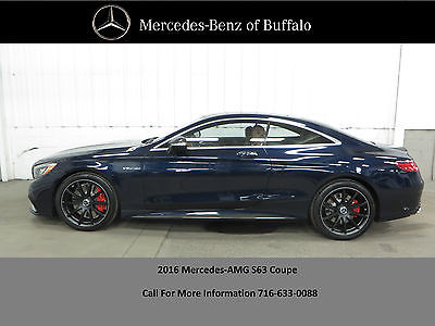 Mercedes-Benz : S-Class S63 Coupe 2016 mercedes benz s 63 amg coupe 5.5 liter twin turbo v 8