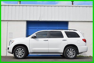 Toyota : Sequoia Limited 5.7L V8 4x4 4WD Navigation Leather Loaded Repairable Rebuildable Salvage Lot Drives Great Project Builder Fixer Easy Fix