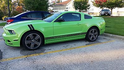 Ford : Mustang Base Coupe 2-Door 2013 mustang turbocharged v 6 gotta have it green performance package 3.7 turbo