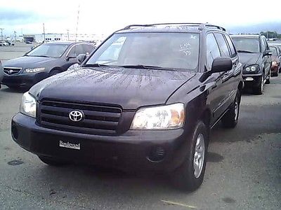 Toyota : Highlander Base Sport Utility 4-Door 2005 toyota highlander base sport utility 4 door 3.3 l no tax for exporters