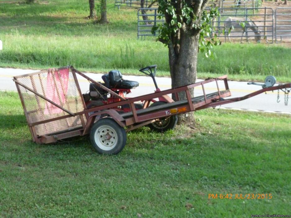 5'x8' trailer with wal-mart title winch