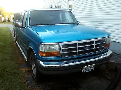 Ford : F-150 XLT 1992 ford f 150 xlt lariat extended cab pickup 2 door 5.8 l