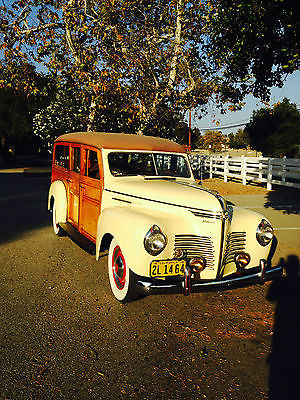 Plymouth : Other 1940 plymouth deluxe p 10 woodie original ritz carlton station wagon