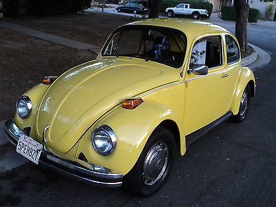 Volkswagen : Beetle - Classic 1974 vw bug beetle yellow standard bug manual transmission nice look