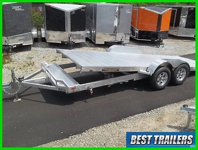 2016 aluma 8218 H tilt New aluminum equipment carhauler trailer with winch mount