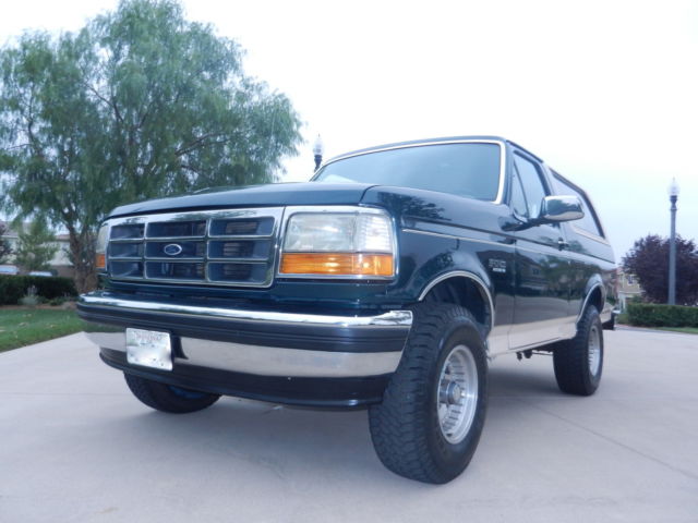 Ford : Bronco EDDIE BAUER 1 owner 115 k original miles amazing condition 1989 1990 1991 1992 1994 1995 1996