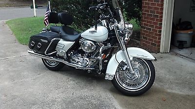 Harley-Davidson : Touring 2002 road king classic pearl white