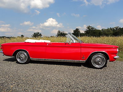 Chevrolet : Corvair CORVAIR MONZA TURBO SPYDER CONVERTIBLE 1964 corvair monza turbo spyder gorgeous must see 30 k invested nicest on ebay