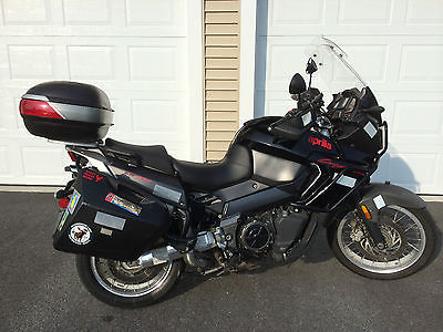 Aprilia : Caponord 2006 aprilia caponord 1000 etv abs 43 k mi black extras selling for med reason