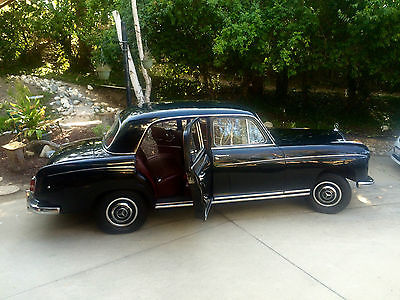 Mercedes-Benz : 200-Series Sedan 1959 mercedes 220 s black classic mercedes benz sedan almost all original