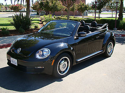 Volkswagen : Beetle - Classic 50's Edition Convertible 2-Door 2013 volkswagen beetle 50 s edition convertible only 8 k mi leather look