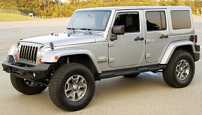 Jeep : Wrangler Unlimited Sahara Sport Utility 4-Door 2013 jeep wrangler unlimited sahara l k lift tires bumper navi like new