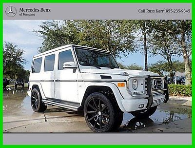 Mercedes-Benz : G-Class G550 Certified Unlimited Mile Warranty Rare Colors All Wheel Drive SUV  Please call Russ kerr at 855-235-9345