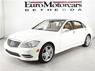 Mercedes-Benz : S-Class 4dr Sedan S550 4MATIC AMG SPORT S550 4MATIC WHITE PANO NAVIGATION WARRANTY 2013 FINANCING LEATHER BEST