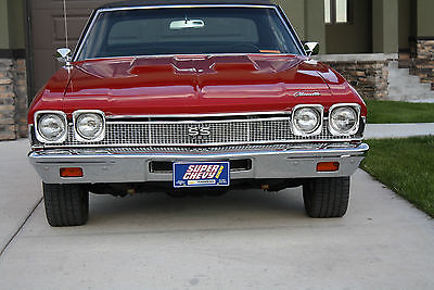 Chevrolet : Chevelle SS Badged 1968 cheveloret chevelle red 2 door manual transmission