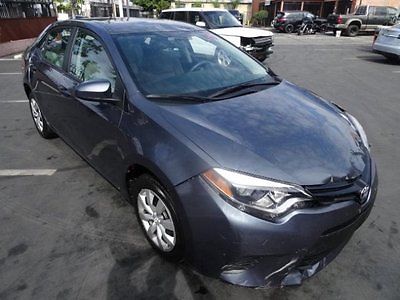 Toyota : Corolla LE 2014 toyota corolla le rebuildable project wrecked damaged fixable save salvage
