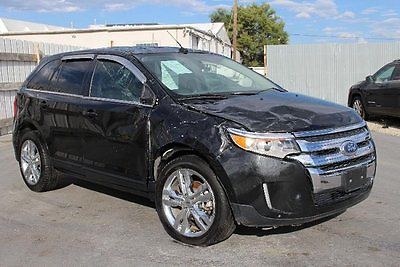 Ford : Edge Limited AWD 2014 ford edge limited awd crashed salvage fixer perfect project suv must see