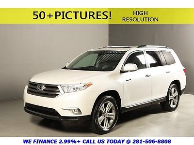 Toyota : Highlander 2012 LIMITED SUNROOF LEATHER 7PASS HEATSEATS XENON 2012 toyota highlander limited sunroof leather 7 pass heatseat xenons pearl white