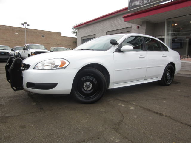 Chevrolet : Impala 9C1 Police White 9C1 Police 106k Miles Push Bumper Security Shield Well Maintained