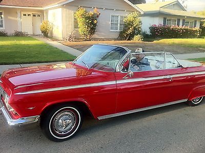 Chevrolet : Impala coupe 1962 chevy impala all original 283 with vintage air total frame off 4 years ago
