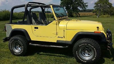 Jeep : Wrangler Base Sport Utility 2-Door 1992 jeep wrangler lifted new best top extra set wheels tires