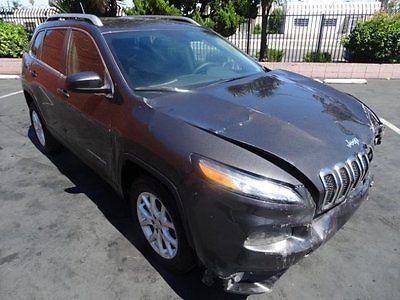 Jeep : Cherokee Latitude 2015 jeep cherokee latitude repairable salvage wrecked save rebuilder project