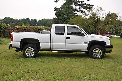 Chevrolet : Silverado 2500 Extended Cab W/T 2006 chevy 2500 hd duramax with gooseneck hitch