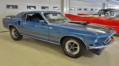 Ford : Mustang Mach 1 1969 ford mustang mach 1 351 ci 4 speed factory air