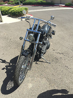 Custom Built Motorcycles : Other custom motorcycle harley davidson war eagle rigid frame brand new black chrome