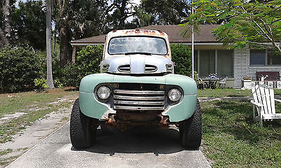 Ford : Other Pickups 1949 ford f 1 pick up on chevy 4 x 4 drive trane