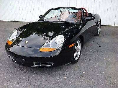 Porsche : Boxster Boxster 1997 porsche boxster 2.5 liter 6 cylinder engine red leather interior near mint