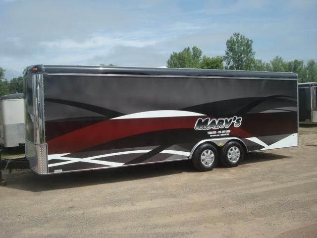 BRAND 2013 NEW UNITED 24' ENCLOSED WRAPPED TRAILER