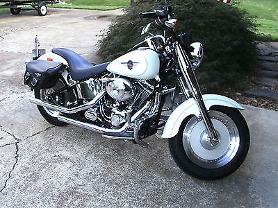 Harley-Davidson : Softail 2002 harley davidson flstf fatboy 9 253 miles one owner like new all records