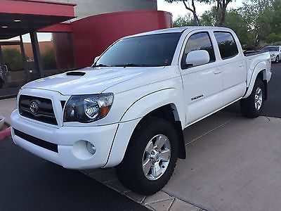 Toyota : Tacoma PreRunner SR5 TRD Sport Double Cab Automatic V6 2WD Well Optioned White over Grey 2008 2010 2007 2011