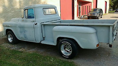 Chevrolet : Other Pickups Chrome 1959 chevy apache truck great condition 350 small block