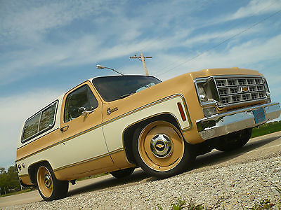 Chevrolet : Blazer 1977 chevrolet k 5 blazer 2 wd az truck survivor original paint lowered on 20