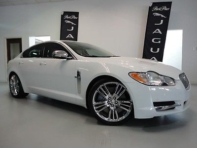 Jaguar : XF Supercharged CERTIFIED WHITE SUPERCHARGED CHROME WHEELS