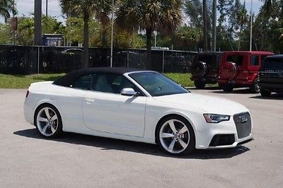 Audi : Cabriolet Convertible Audi RS5 cabriolet quattro s tronic convertible adaptive cruise control B&O new