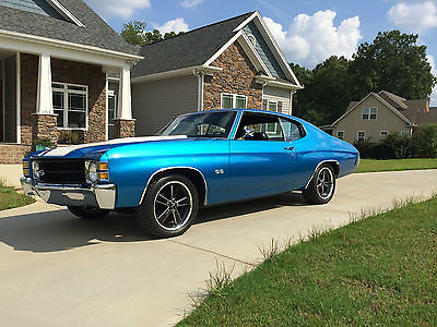 Chevrolet : Chevelle SS Tribute Beautifully Restored 1971 Chevelle SS tribute, Show car! A/C, PS, numbers match!