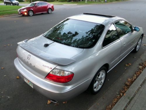 Acura : CL Type-S Coupe 2-Door 2003 acura cl type s 6 speed stick shift silver rare j 32 a 260 hp