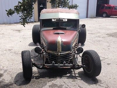 Ford : Other pick up 1946 ford pick up truck rat rod gasser bagged not a project 32