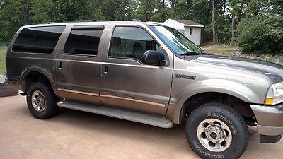Ford : Excursion Limited Sport Utility 4-Door 2003 ford excursion limited 4 x 4 third row class iv towing