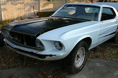 Ford : Mustang Two Door Coupe 1969 ford mustang coupe project car bonus engine