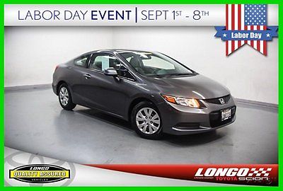 Honda : Civic 2dr Automatic LX 2012 2 dr automatic lx used 1.8 l i 4 16 v automatic front wheel drive coupe