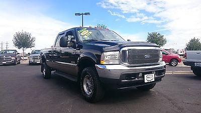 Ford : F-350 Lariat Crew Cab Pickup 4-Door 2004 ford f 350 lariat crew cab 6.0 l 4 wd lifted leather long bed 5 th wheel