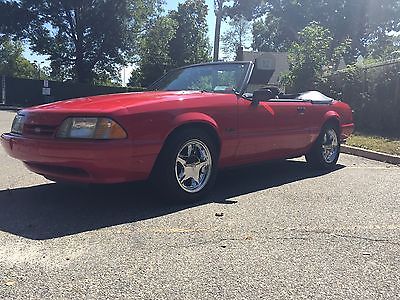 Ford : Mustang Lx 1993 ford mustang lx convertible 2 door 5.0 l