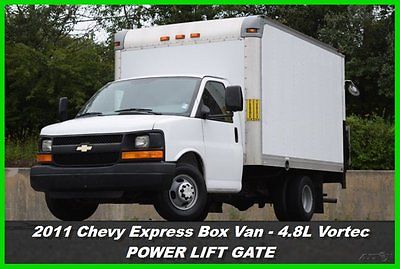 Chevrolet : Express Box Van 11 chevrolet express cutaway work van truck 4.8 l vortec gas chevy gmc lift gate