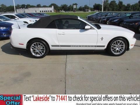 2012 FORD MUSTANG 2 DOOR CONVERTIBLE