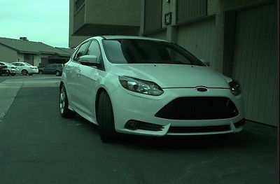 Ford : Focus ST Hatchback 4-Door Oxford White 2014 Ford Focus ST3 Like New